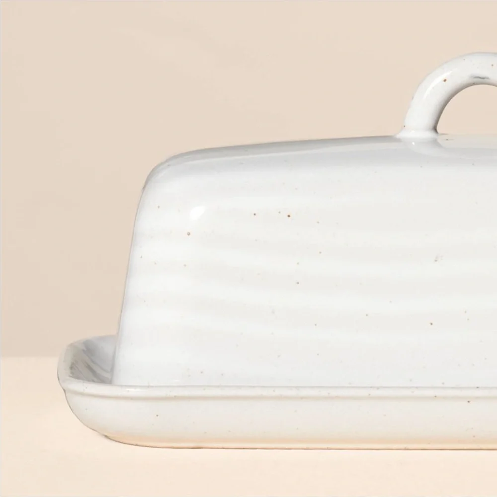 Glazed Stoneware Butter Dish from Hearth & Hand™ with Magnolia
